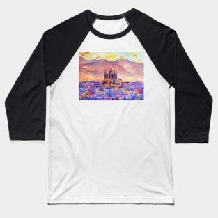 Barcelona In a Beautiful Evening Dress Baseball T-Shirt